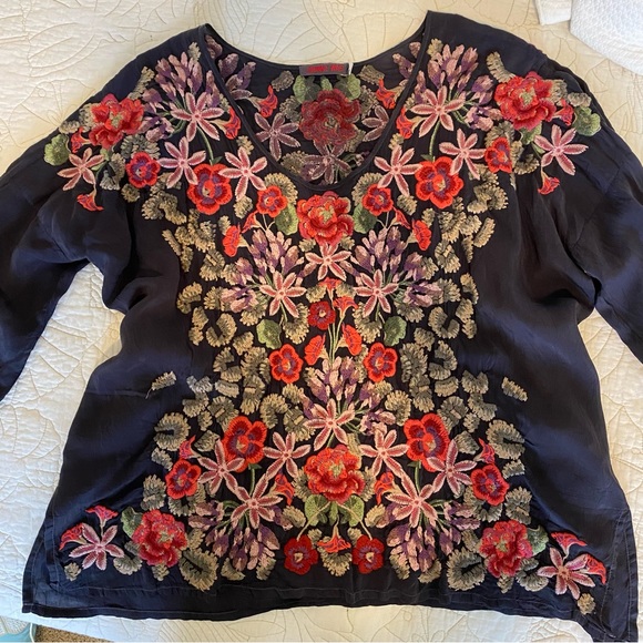 Johnny Was Tops - NWT Gorgeous Johnny Was Embroidered Blouse!